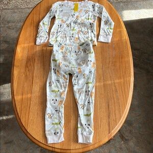 Kids Animal Print One Piece Pajamas